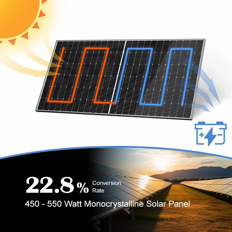 450 - 550 Watt Monocrystalline Solar Panel-3